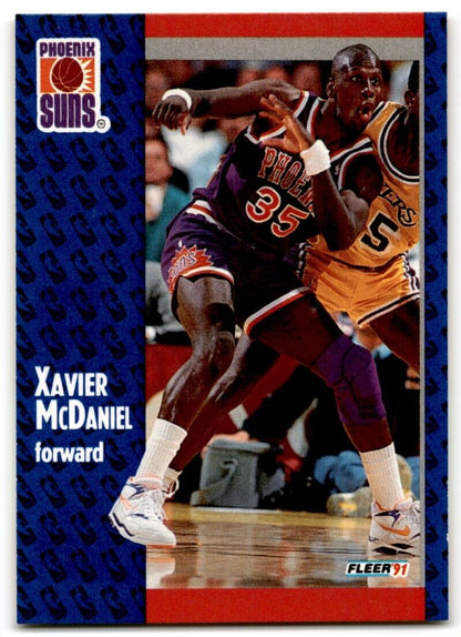 1991-92 Fleer Xavier McDaniel Phoenix Suns #164