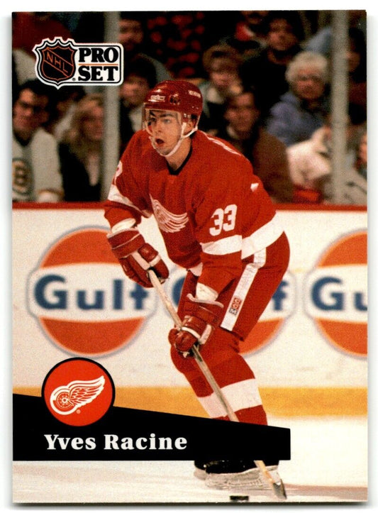 1991-92 Pro Set Yves Racine Detroit Red Wings #54