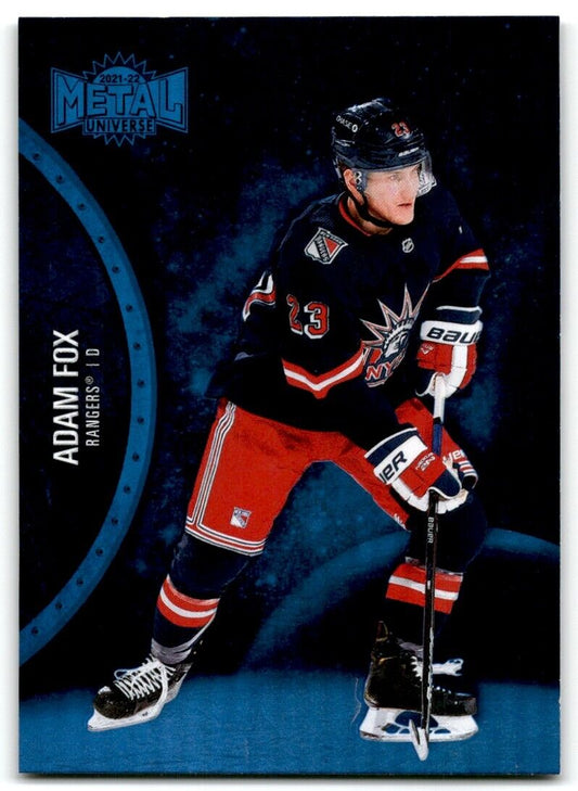 2021-22 Skybox Metal Universe Adam Fox New York Rangers #144