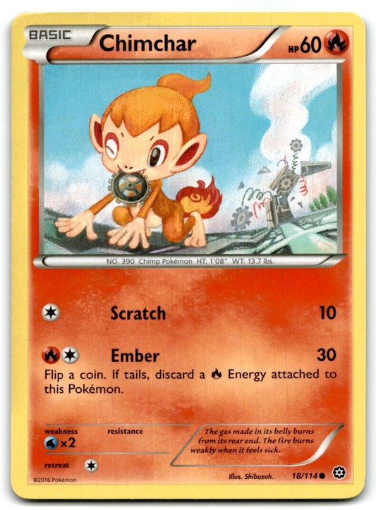 2016 XY - Steam Siege Chimchar Basic/Common #18