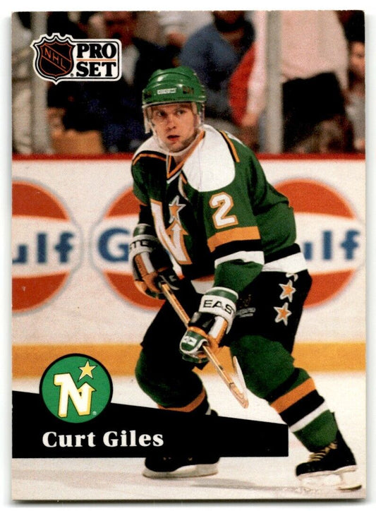 1991-92 Pro Set Curt Giles Minnesota North Stars #114