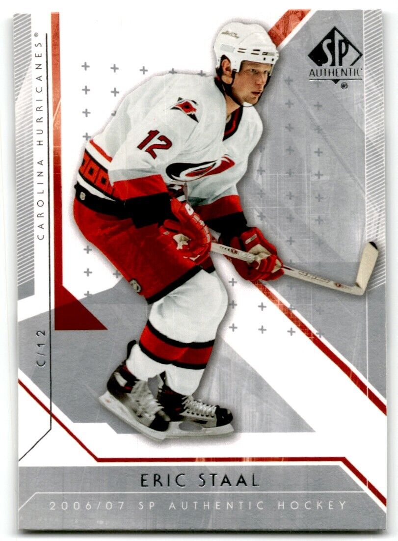 2006-07 SP Authentic Eric Staal Carolina Hurricanes #82