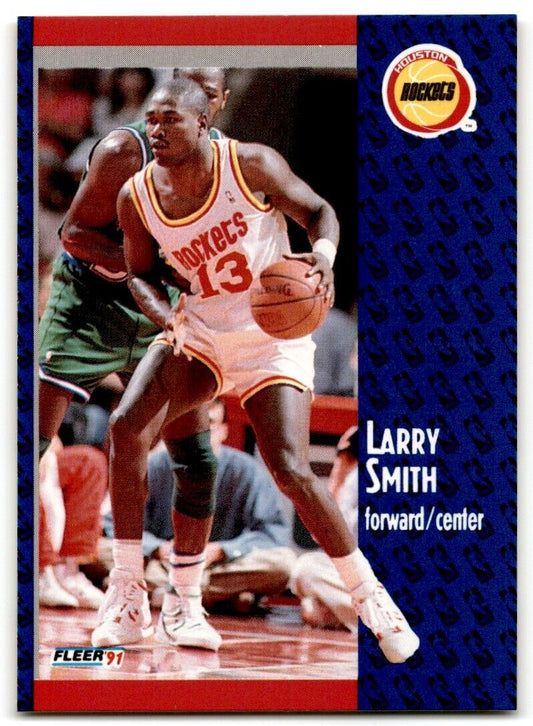 1991-92 Fleer Larry Smith Houston Rockets #79