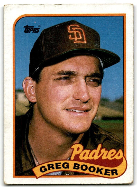 1989 Topps Greg Booker San Diego Padres #319