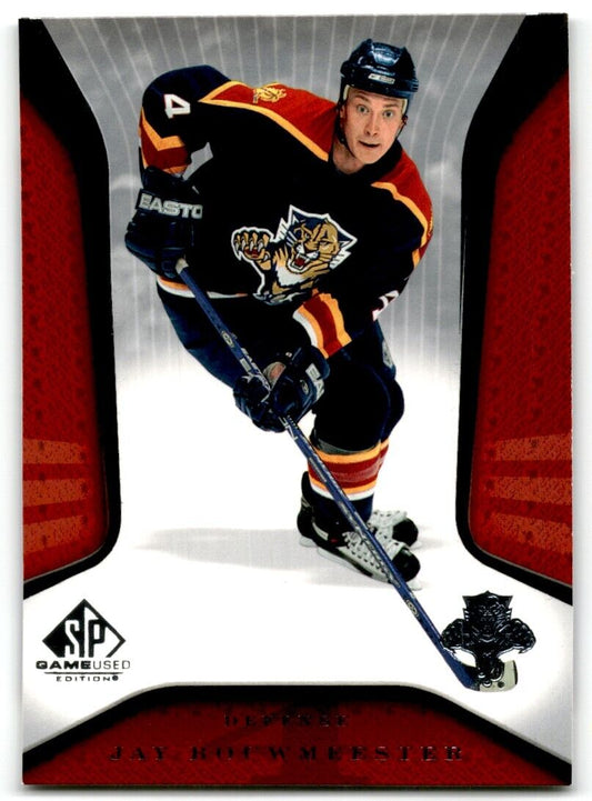 2007-08 SP Authentic Jay Bouwmeester Florida Panthers #43