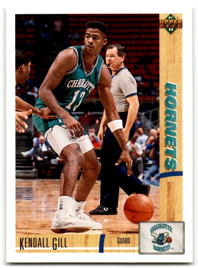 1991-92 Upper Deck Kendall Gill Charlotte Hornets #321