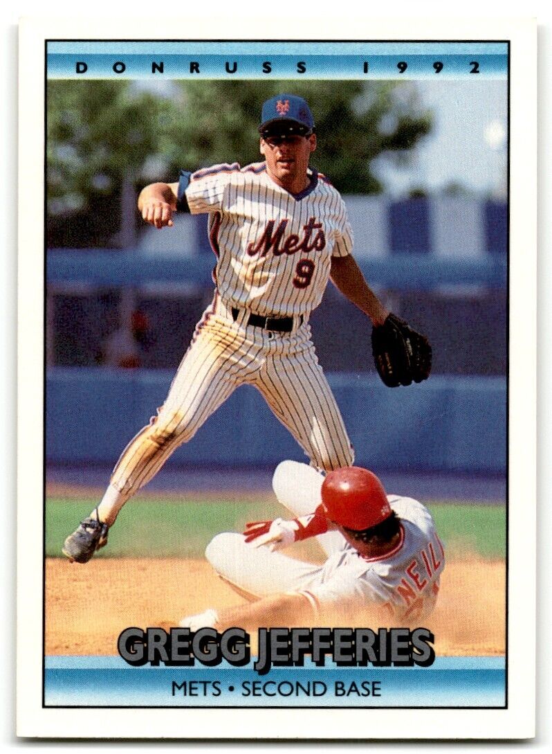 1992 Donruss Gergg Jefferies New York Mets #372