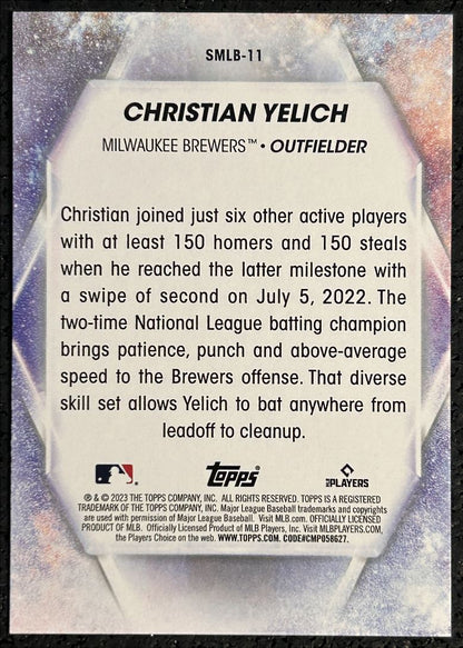 2023 Topps Stars of the MLB Christian Yelich Milwaukee Brewers #SMLB-11