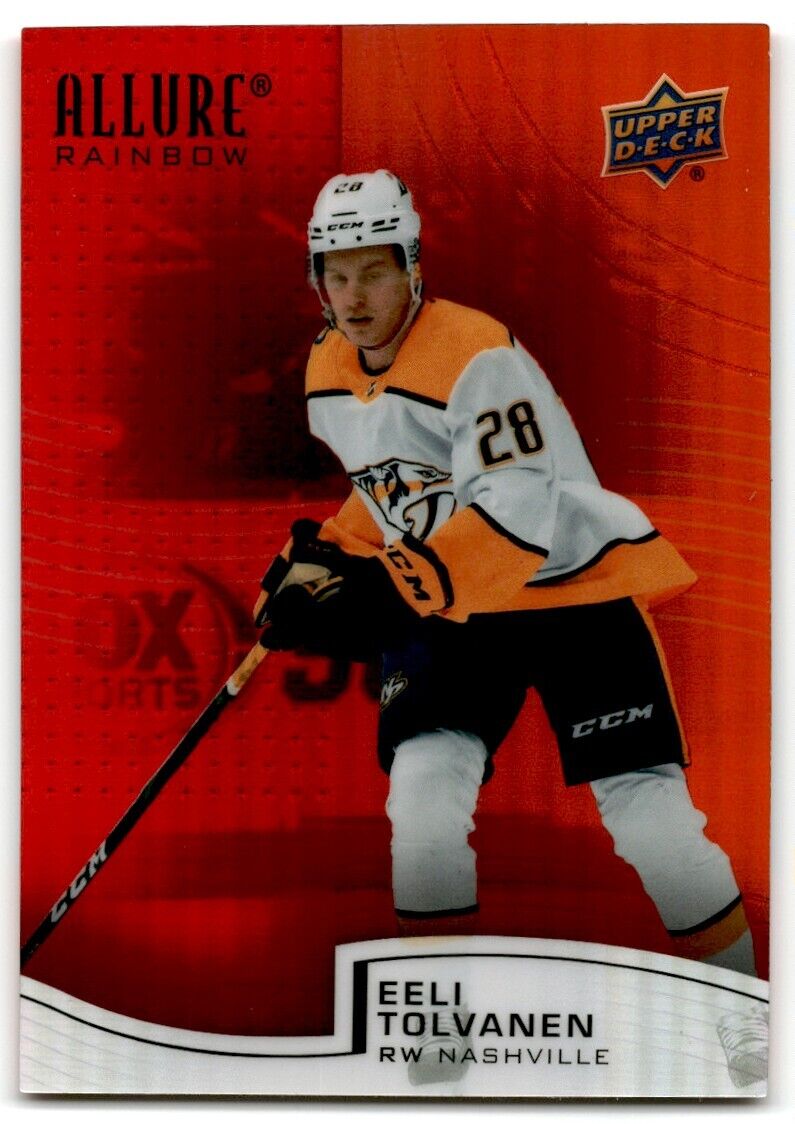 2021-22 Upper Deck Allure Rainbow Double Eeli Tolvanen Nashville Predators #R-57