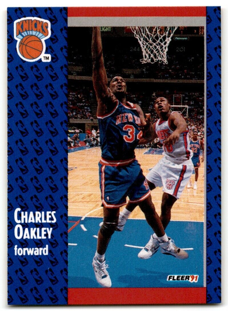 1991-92 Fleer Charles Oakley New York Knicks #138