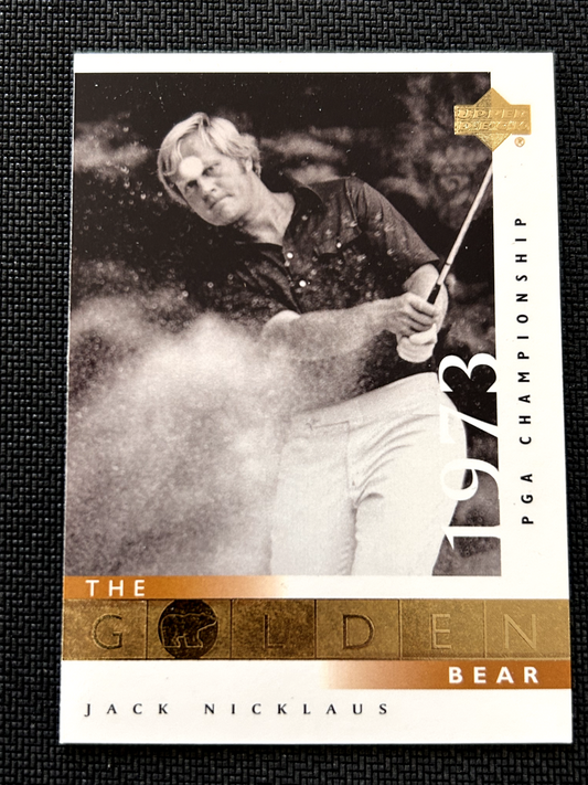 Jack Nicklaus 2001 Upper Deck Golf The Golden Bear #117 1973 PGA Championship