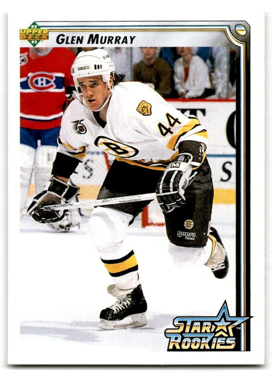 1992-93 Upper Deck Glen Murray Rookie Boston Bruins #401