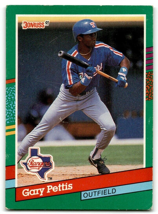 1991 Donruss Gary Pettis Texas Rangers #512