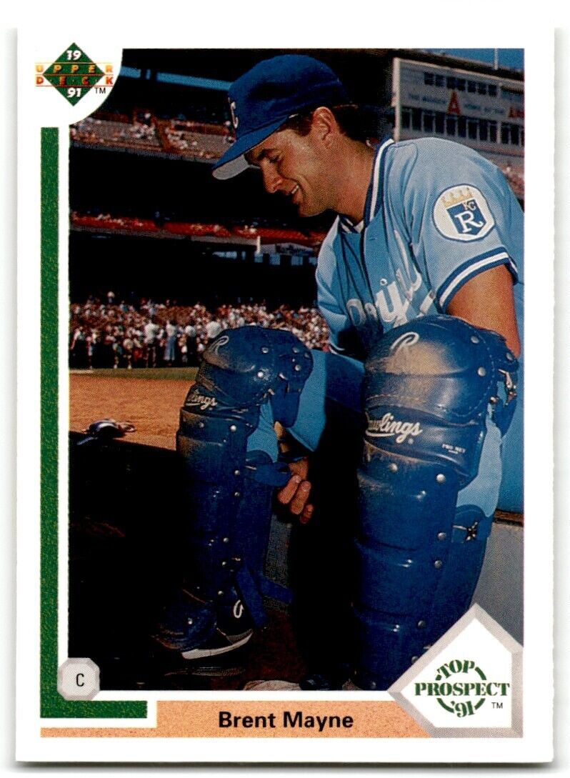 1991 Upper Deck Brent Mayne Kansas City Royals #72