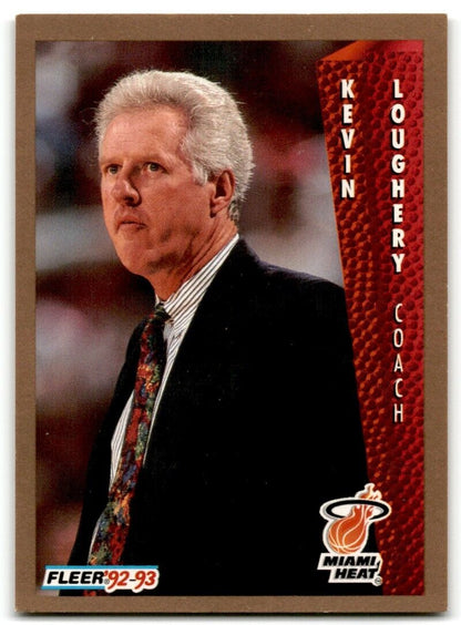 1992-93 Fleer Kevin Loughery Miami Heat #119