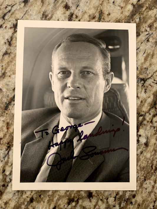 NASA astronaut Jack Lousma signed photo