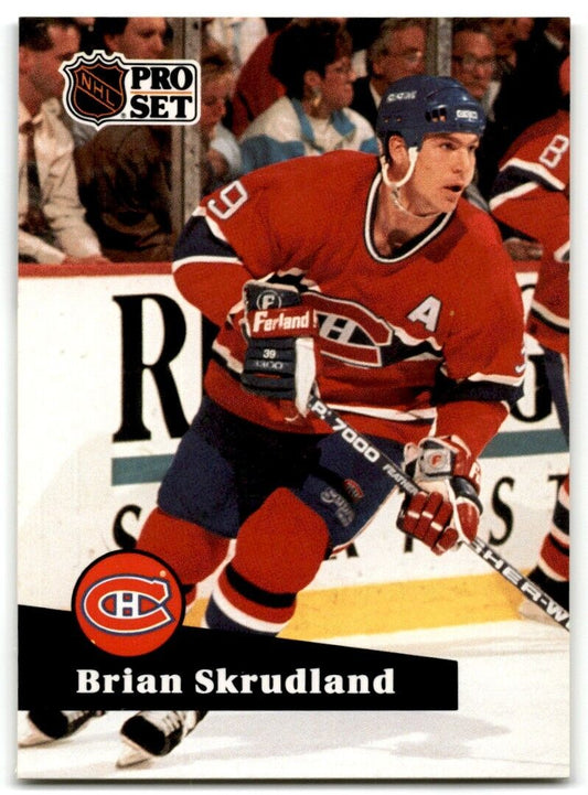 1991-92 Pro Set Brian Skrudland Montreal Canadiens #127