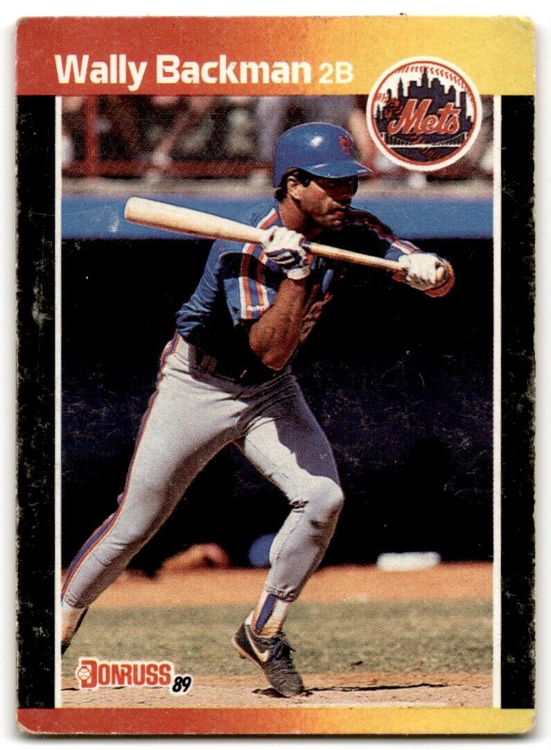 1989 Donruss Wally Backman New York Mets #383