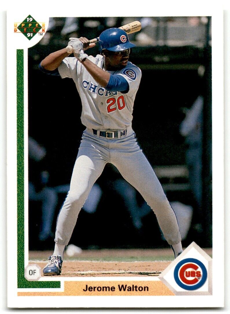 1991 Upper Deck Jerome Walton Chicago Cubs #332