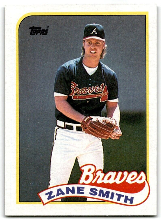 1989 Topps Zane Smith Atlanta Braves #688