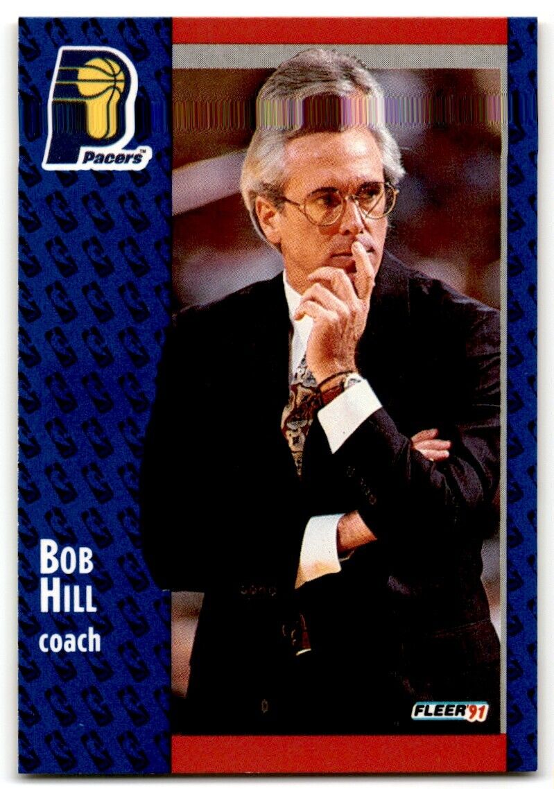 1991-92 Fleer Bob Hill Rookie Indiana Pacers #82