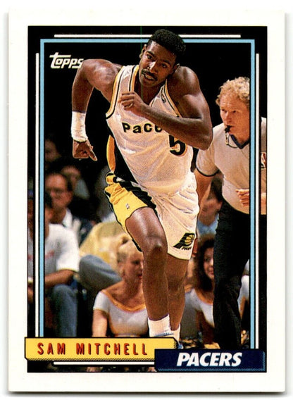 1992-93 Topps Sam Mitchell Indiana Pacers #249