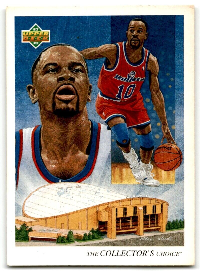 1992-93 Upper Deck Michael Adams Washington Bullets #36