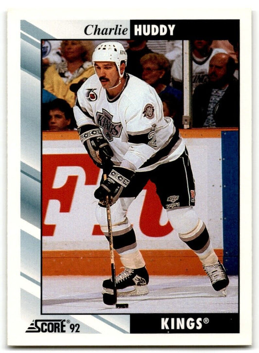 1992-93 Score Charlie Huddy Los Angeles Kings #92