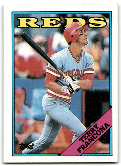 1988 Topps Terry Francona Cincinnati Reds #686