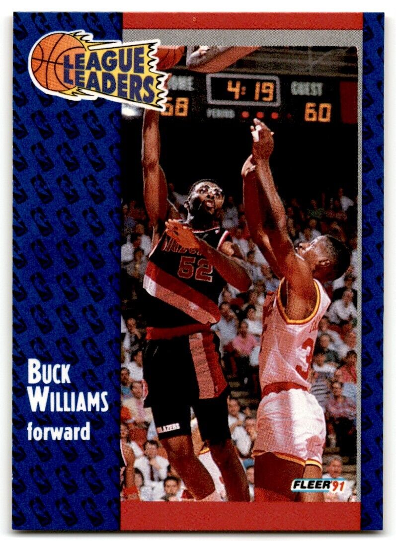 1991-92 Fleer Buck Williams Portland Trail Blazers #224