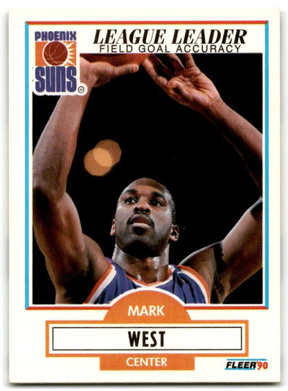 1990-91 Fleer Mark West Phoenix Suns #153