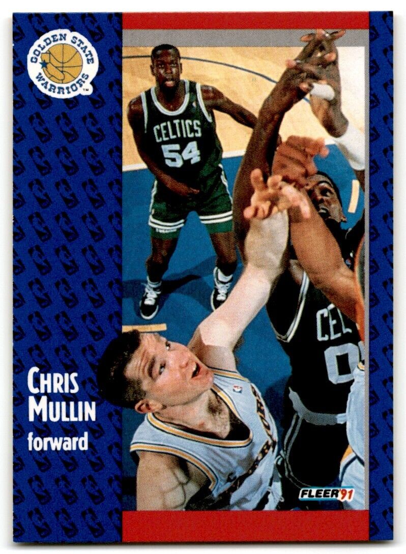 1991-92 Fleer Chris Mullin Golden State Warriors #69