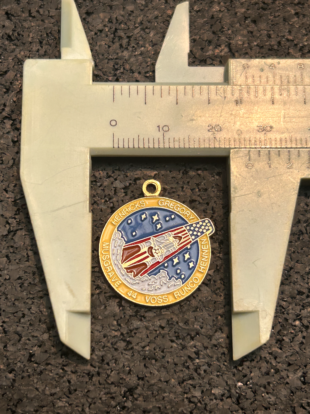 NASA Space Shuttle STS-44 Necklace PENDANT CHARM