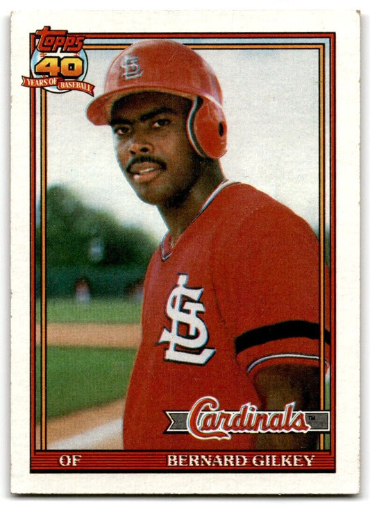 1991 Topps Bernard Gilkey St. Louis Cardinals #126