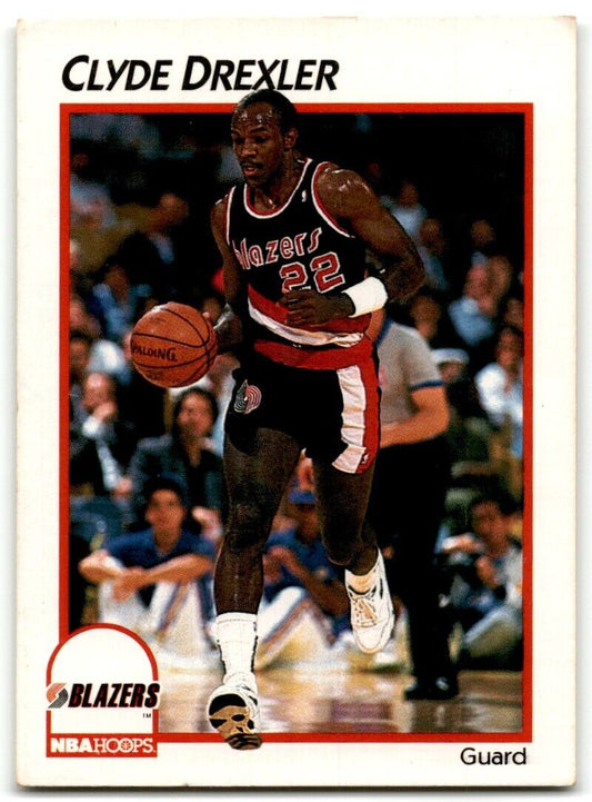 1991-92 Hoops McDonald's Clyde Drexler Portland Trail Blazers #34