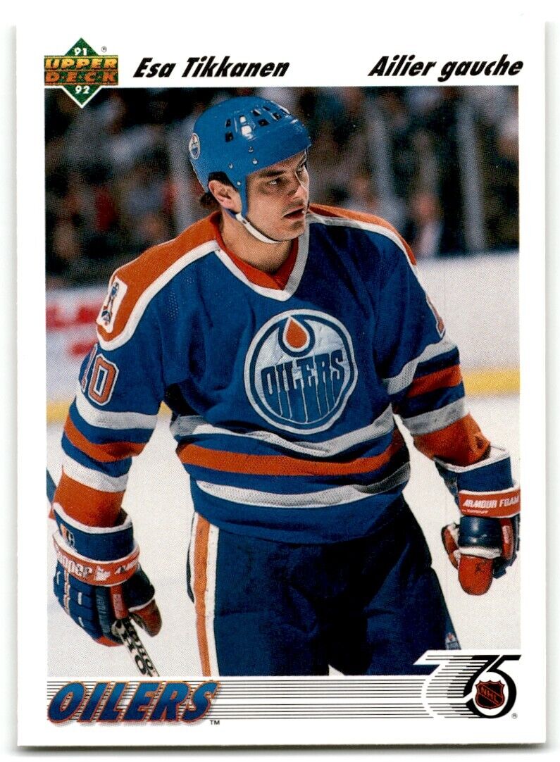 1991-92 Upper Deck Esa Tikkanen Edmonton Oilers #182