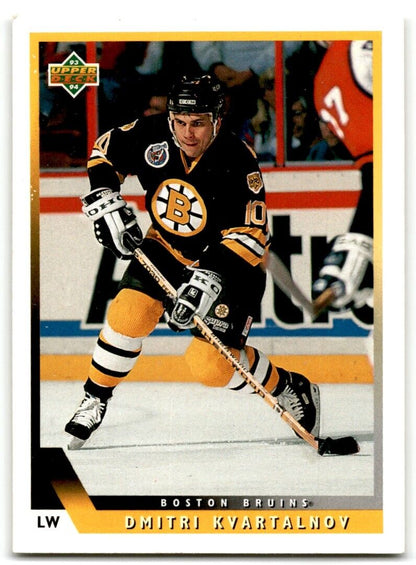 1993-94 Upper Deck Dmitri Kvartalnov Boston Bruins #19