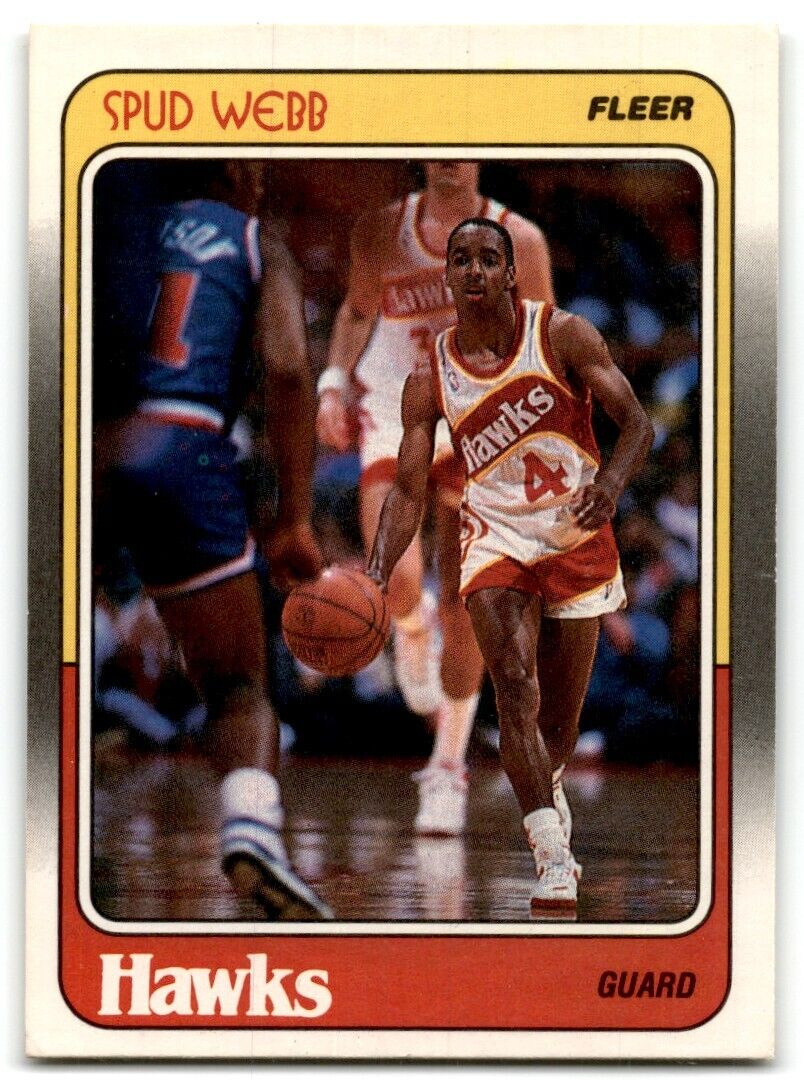 1988-89 Fleer Spud Webb Atlanta Hawks #4