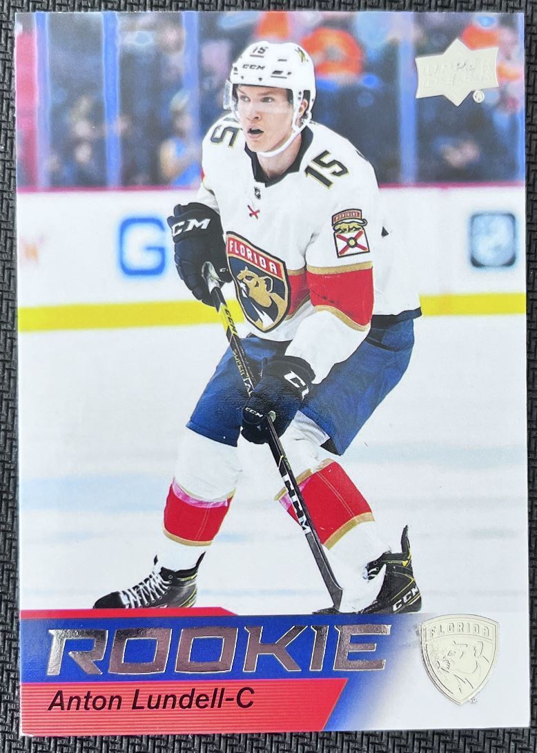 2021-22 Upper Deck NHL Star Rookie Anton Lundell Rookie Florida Panthers #22