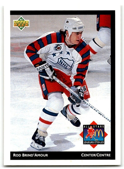 1992-93 Upper Deck McDonald's All-Stars Rod Brind'Amour Philadelphia Flyers