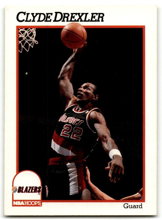 1991-92 Hoops Clyde Drexler Portland Trail Blazers #174