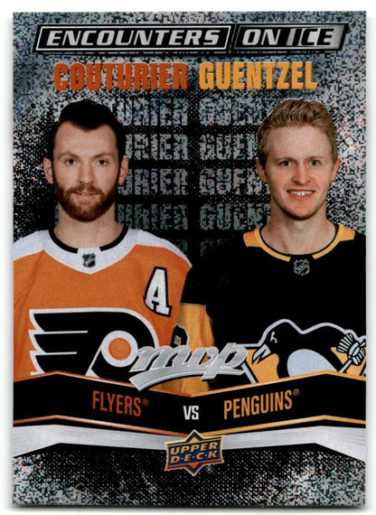 2022-23 Upper Deck MVP Encounters on Ice Sean Couturier/Jake Guentzel