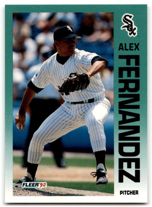 1992 Fleer Alex Fernandez Chicago White Sox #78