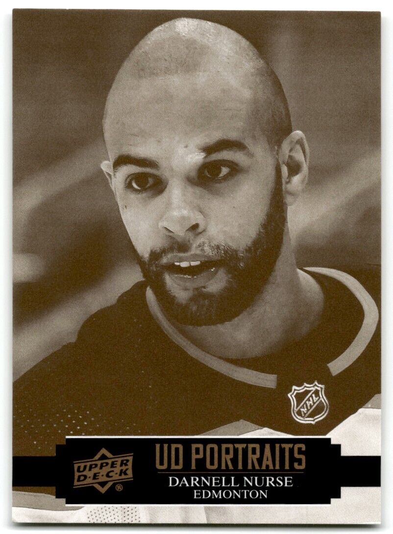 2021-22 Upper Deck UD Portraits Darnell Nurse Edmonton Oilers #P-4