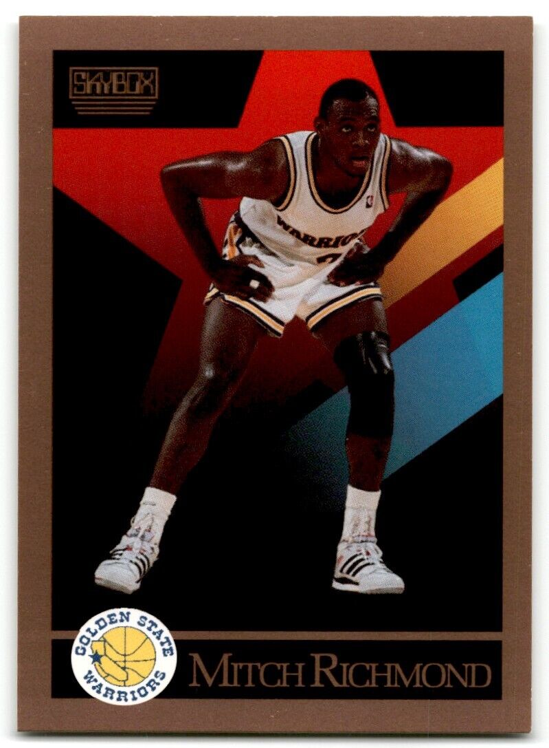 1990-91 SkyBox Mitch Richmond Golden State Warriors #100