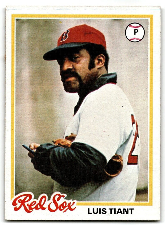 1978 Topps Luis Tiant Boston Red Sox #345