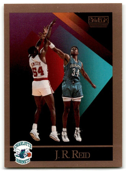 1990-91 SkyBox J.R. Reid Rookie Charlotte Hornets #32