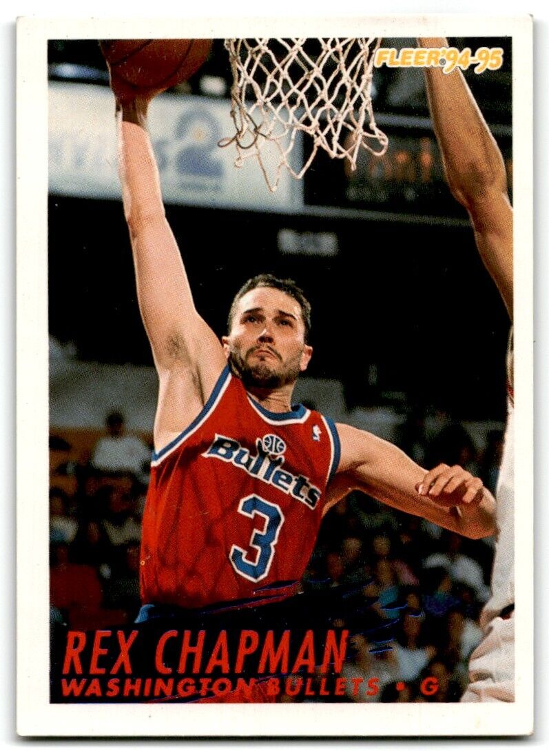 1994-95 Fleer Rex Chapman Washington Bullets #229