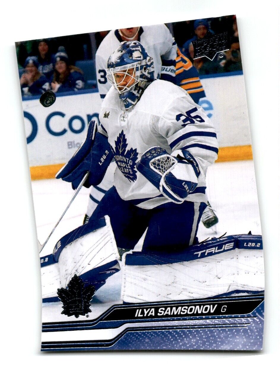 2023-24 Upper Deck Ilya Samsonov Toronto Maple Leafs #422