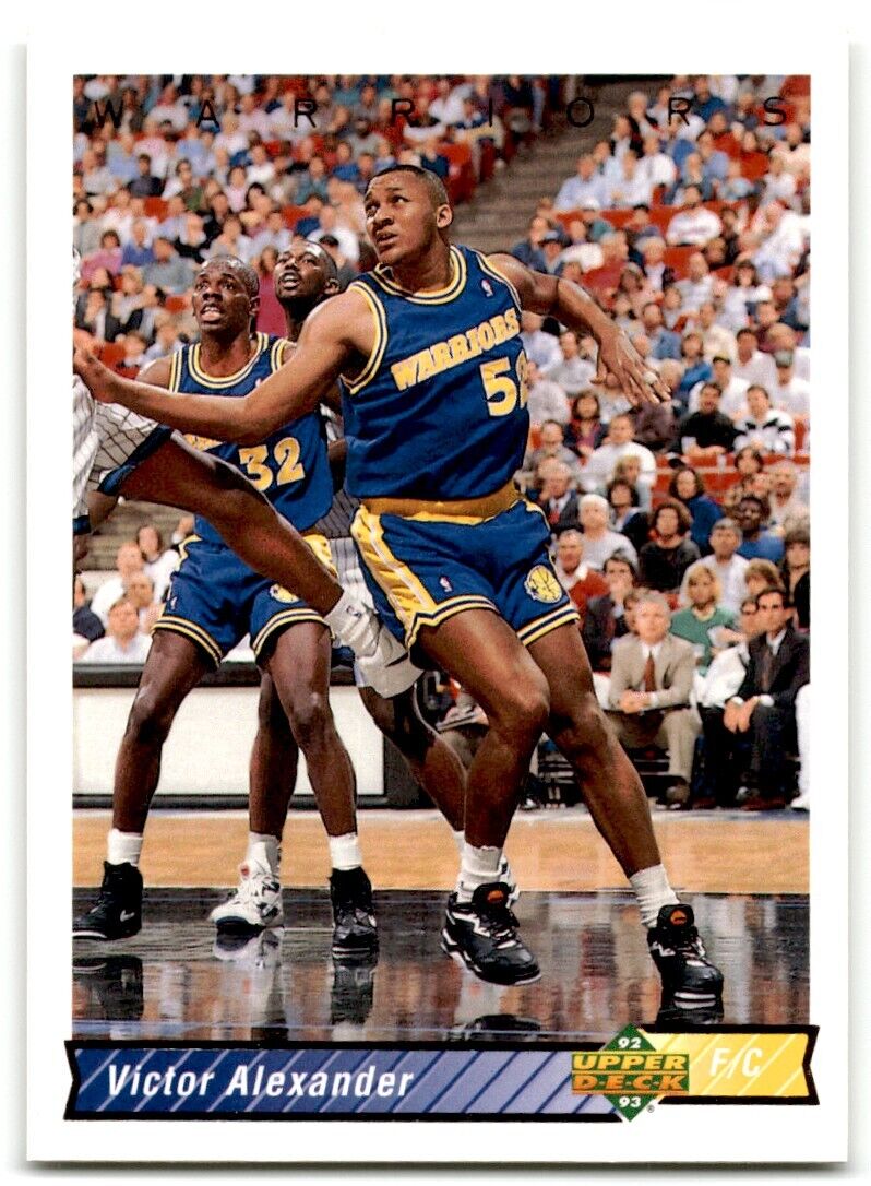 1992-93 Upper Deck Victor Alexander Golden State Warriors #264